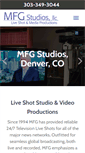 Mobile Screenshot of mfgstudios.com