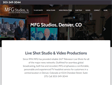 Tablet Screenshot of mfgstudios.com